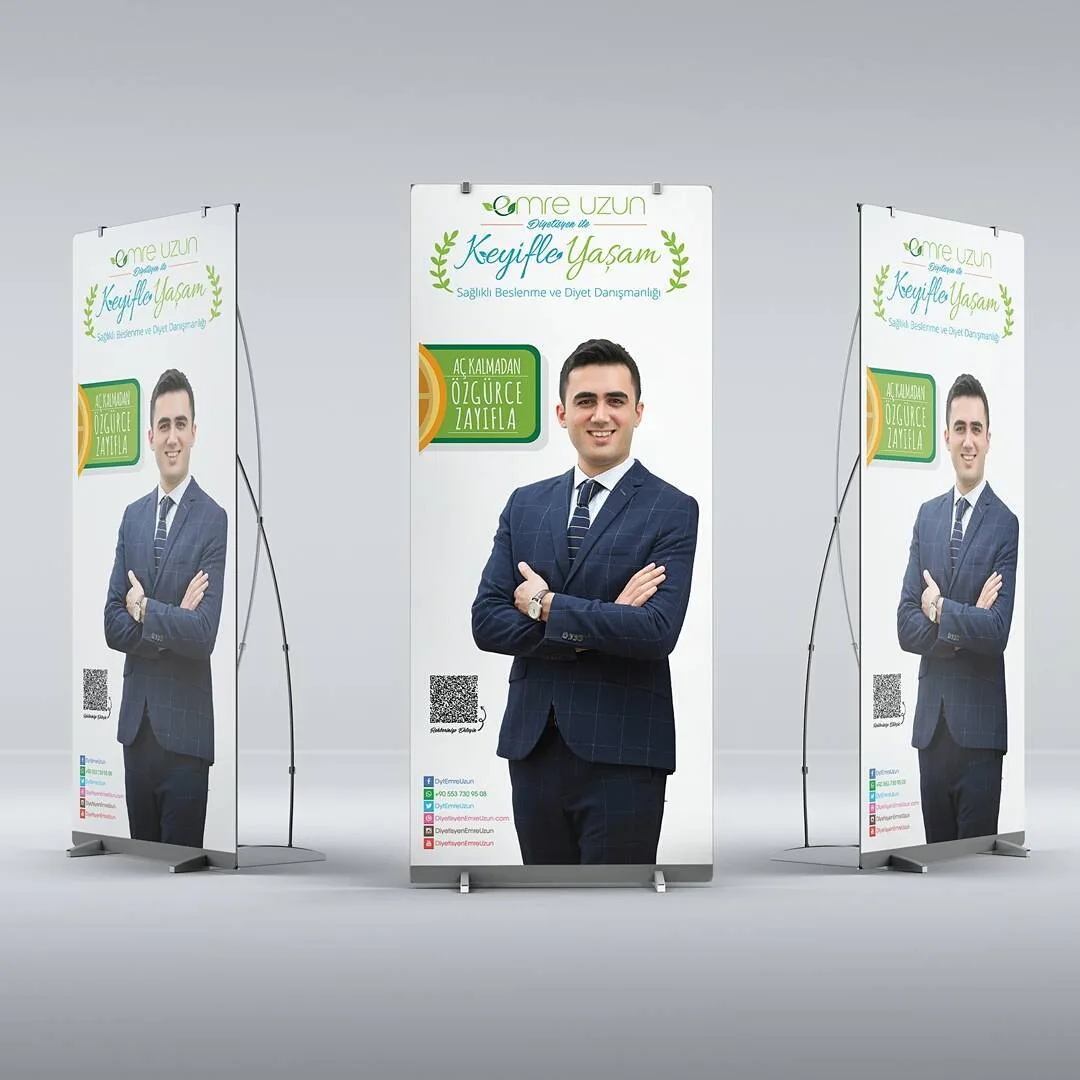 Diyetisyen Emre Uzun – Roll Up Tasarımı
