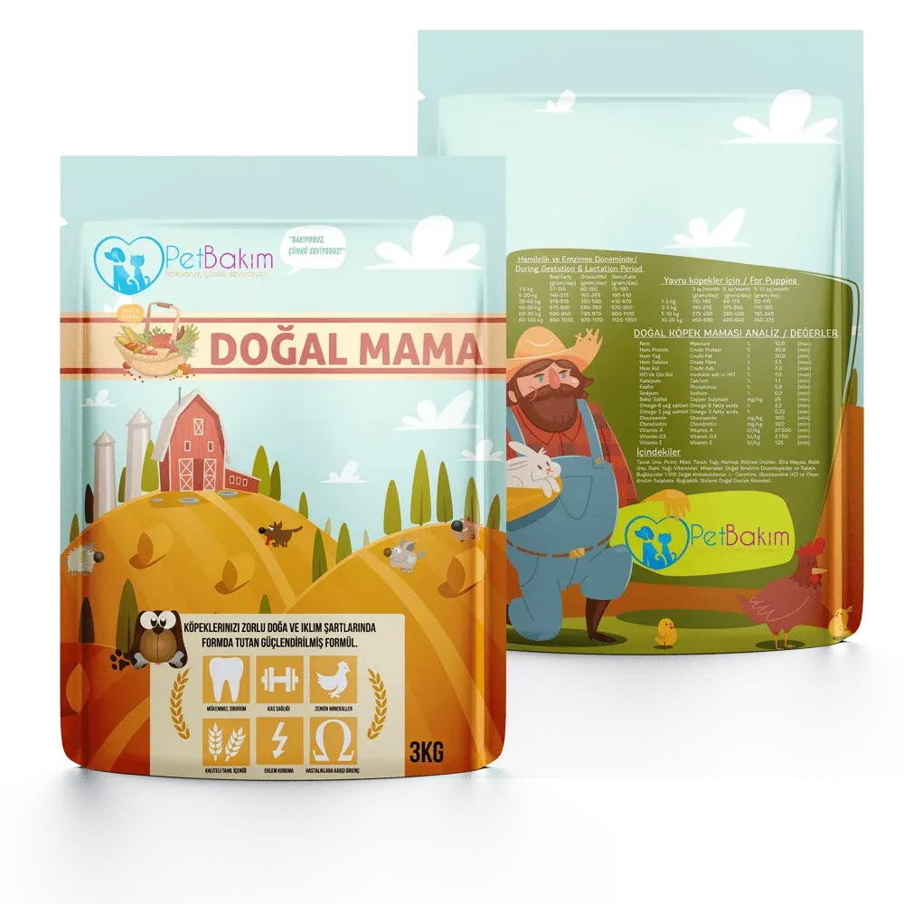 Pet Bakım Dog Food Packaging Design image 1