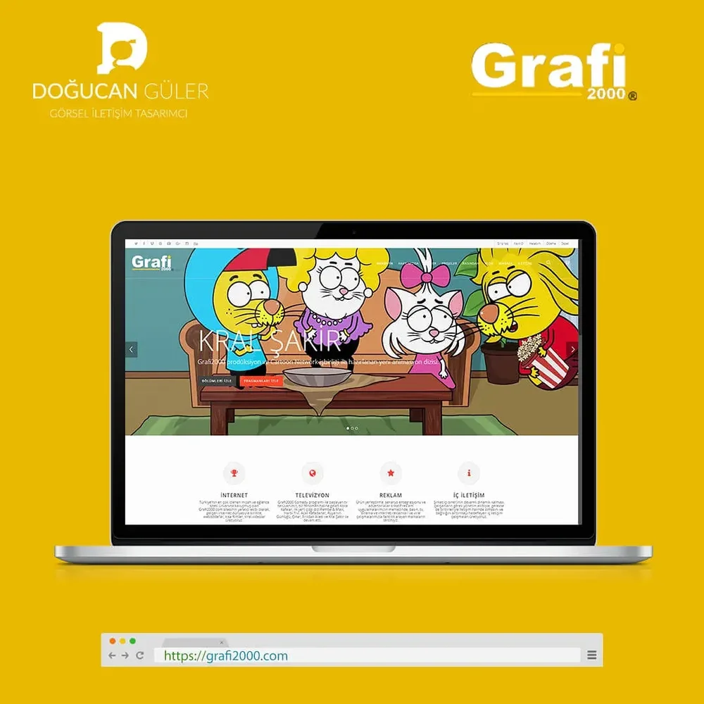 Grafi2000 Websitesi Tasarımı görsel 3