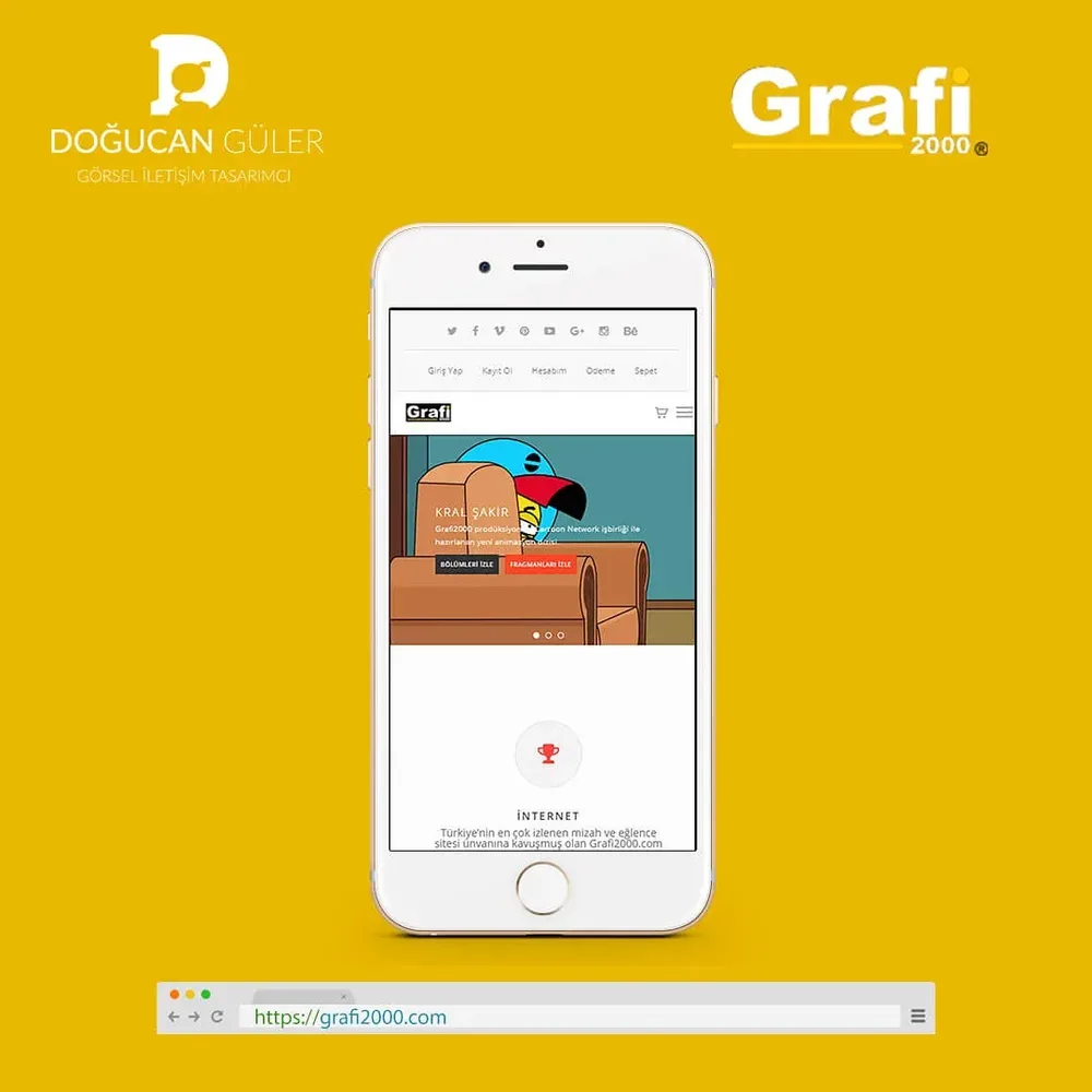 Grafi2000 Websitesi Tasarımı görsel 2