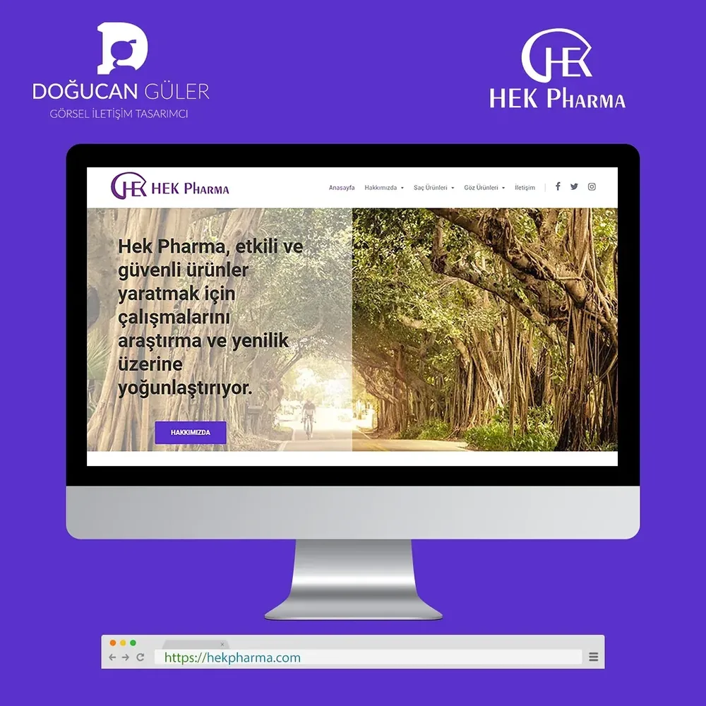 Hek Pharma Kurumsal Websitesi Tasarımı görsel 3