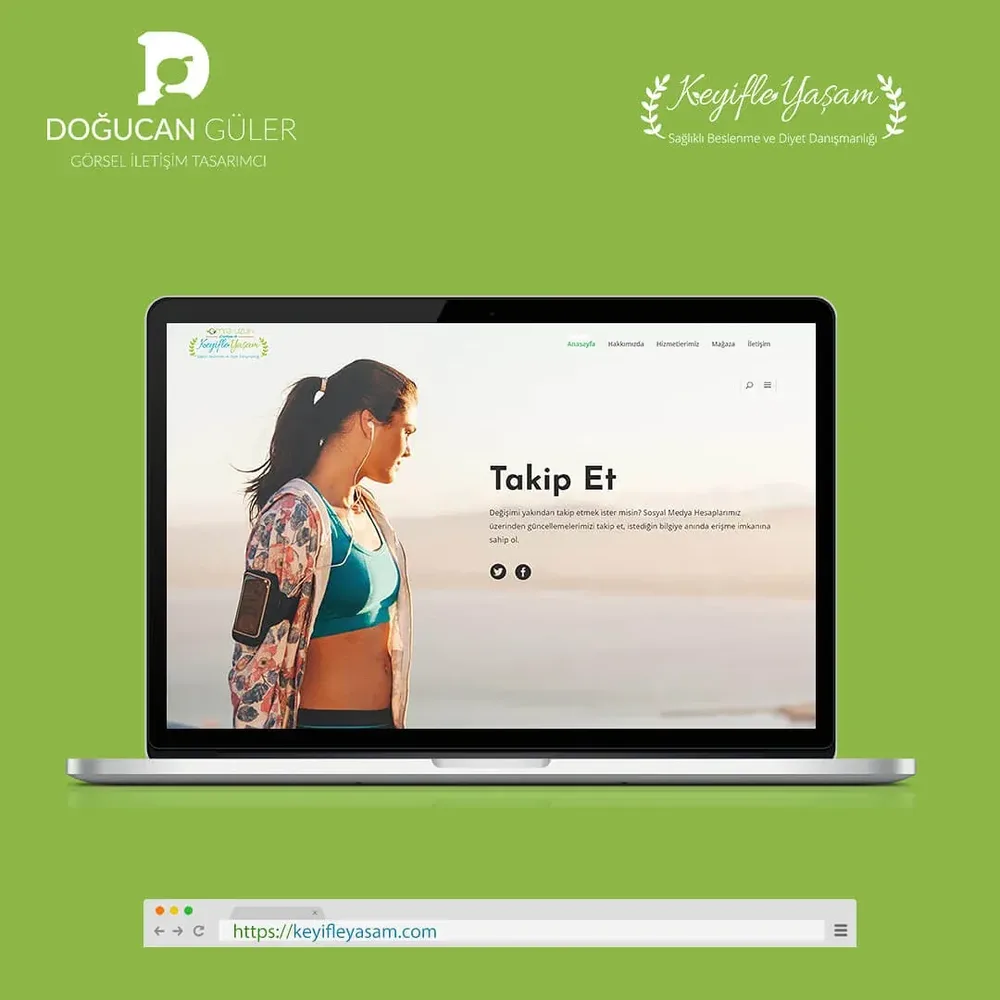 Keyifle Yaşam Kurumsal Websitesi Tasarımı görsel 3