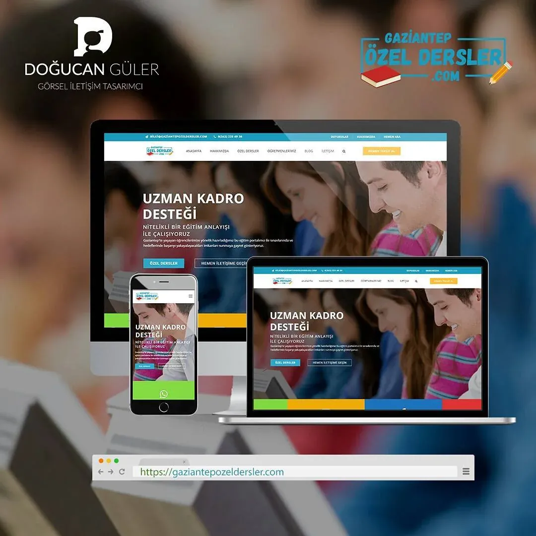 Gaziantep Private Lessons Website Design