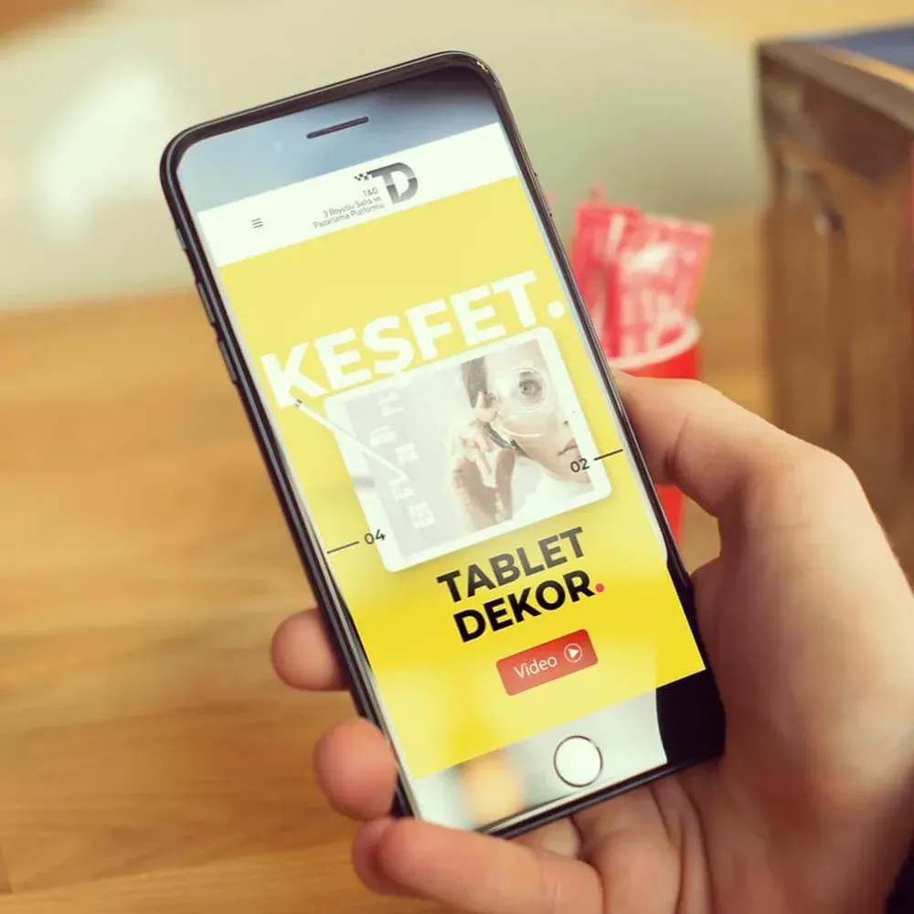 Tablet Dekor Kurumsal Websitesi Tasarımı görsel 1