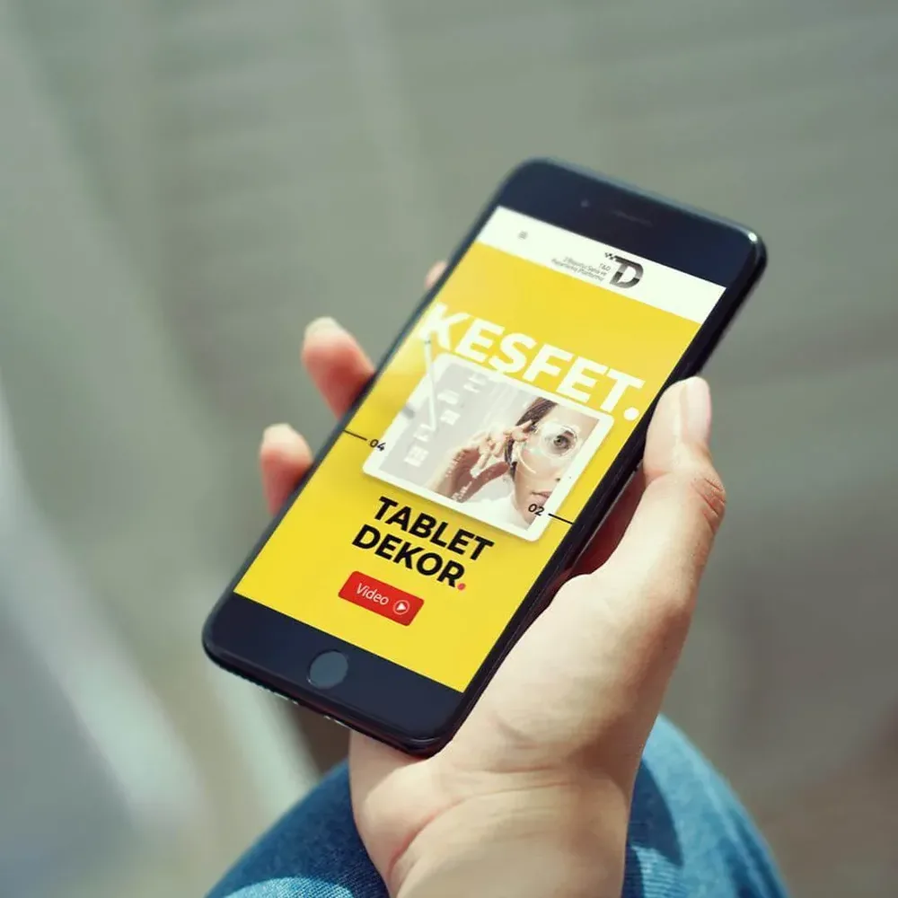 Tablet Dekor Kurumsal Websitesi Tasarımı