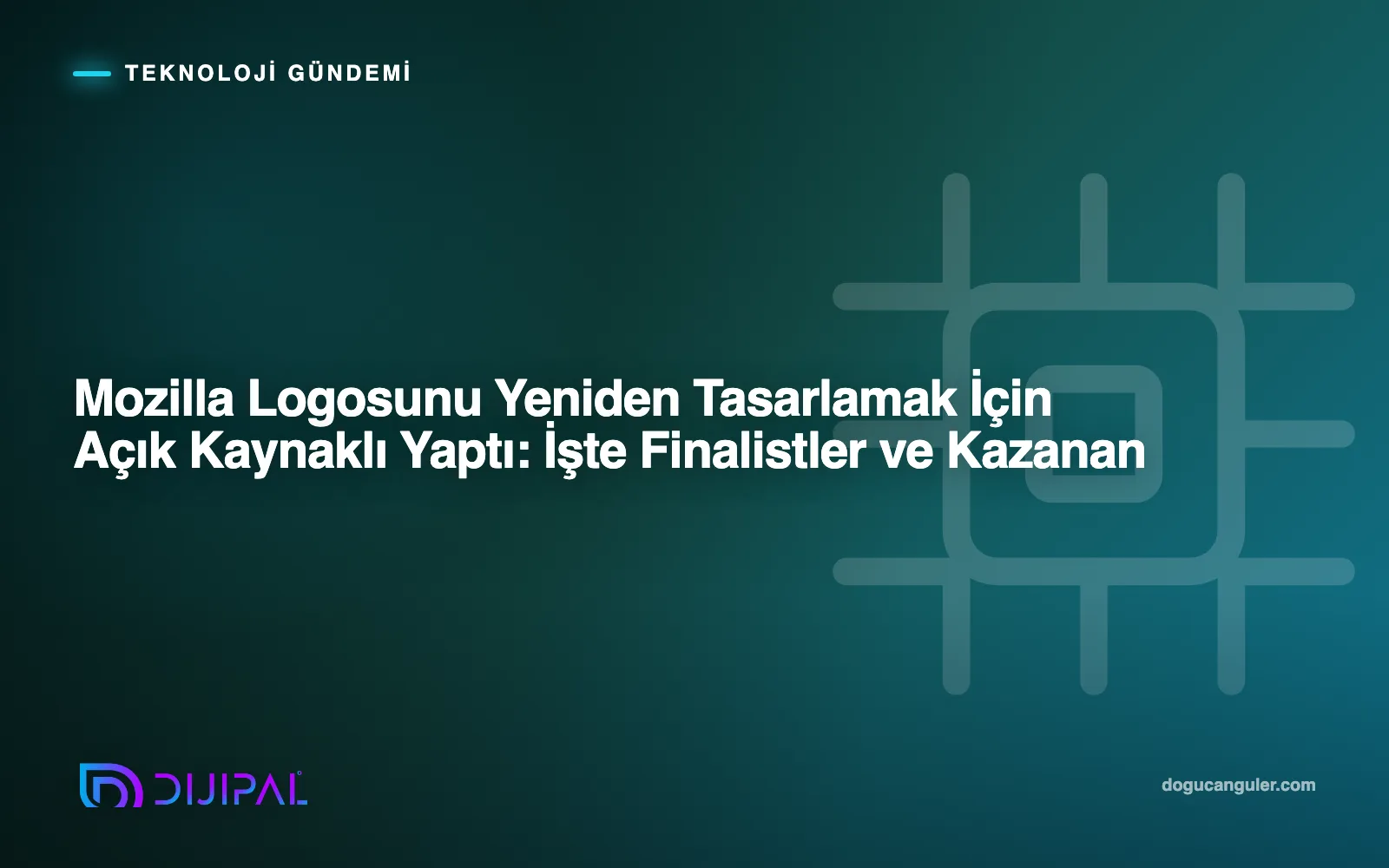 Mozilla Logosunu Yeniden Tasarlamak İçin Açık Kaynaklı Yaptı: İşte Finalistler ve Kazanan