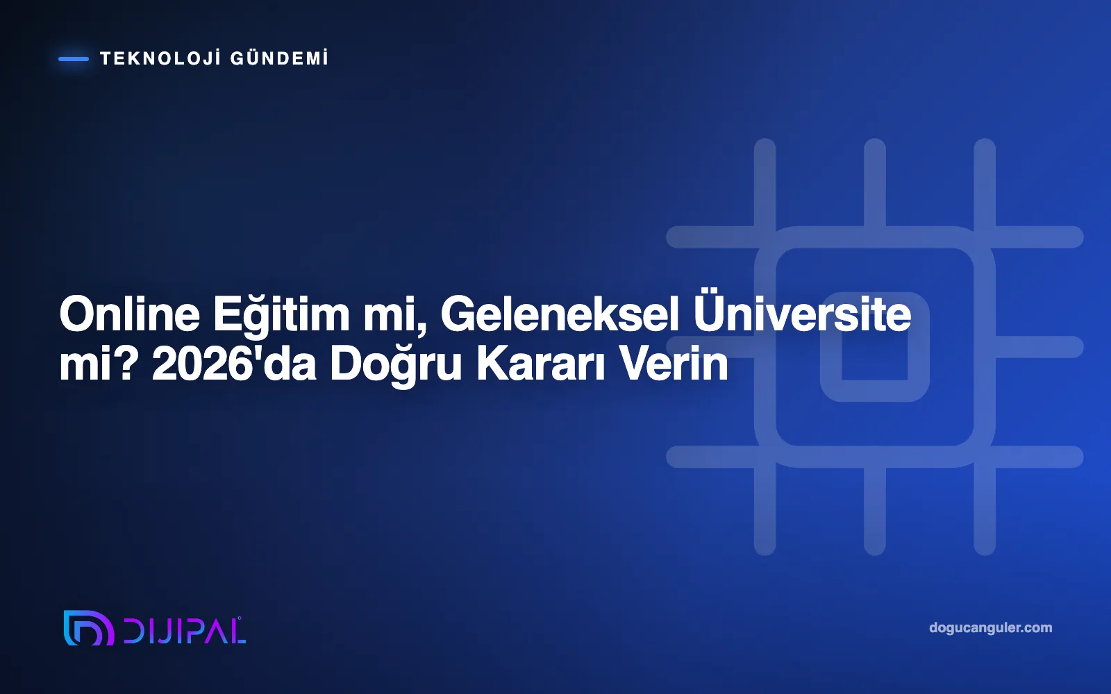 Online Eğitim mi, Geleneksel Üniversite mi? 2026'da Doğru Kararı Verin