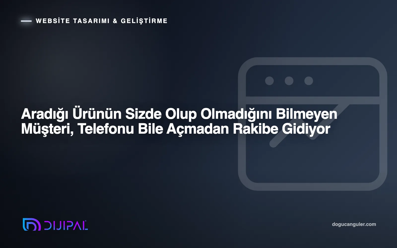 Aradığı Ürünün Sizde Olup Olmadığını Bilmeyen Müşteri, Telefonu Bile Açmadan Rakibe Gidiyor