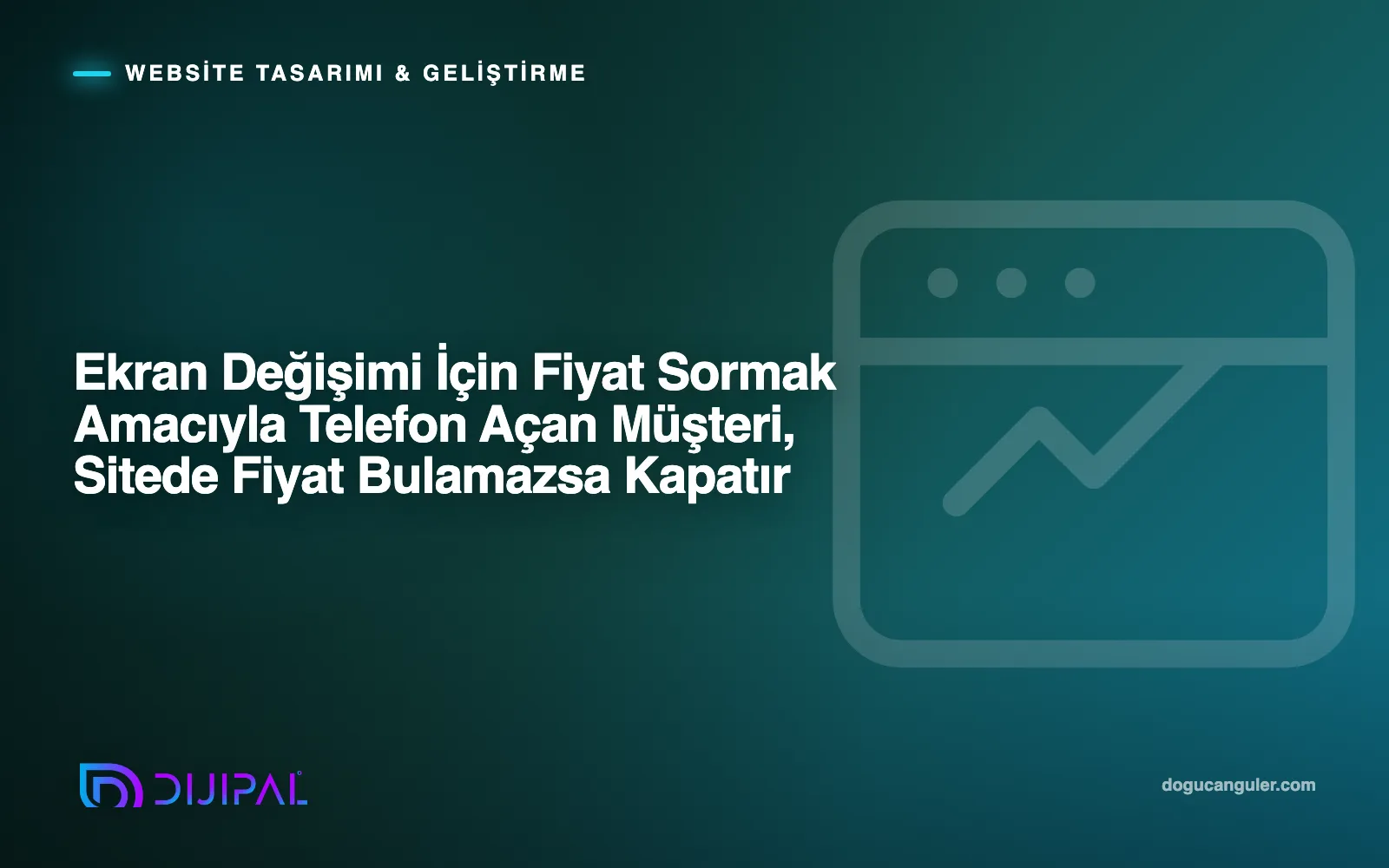 Ekran Değişimi İçin Fiyat Sormak Amacıyla Telefon Açan Müşteri, Sitede Fiyat Bulamazsa Kapatır