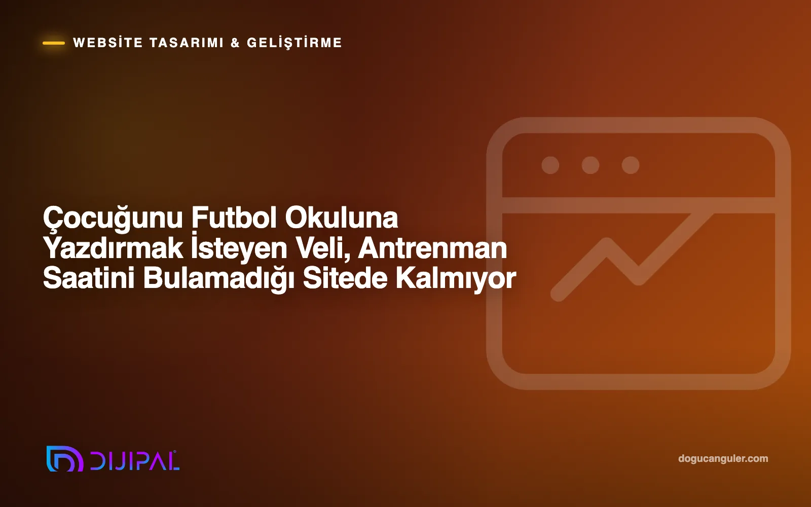 Çocuğunu Futbol Okuluna Yazdırmak İsteyen Veli, Antrenman Saatini Bulamadığı Sitede Kalmıyor