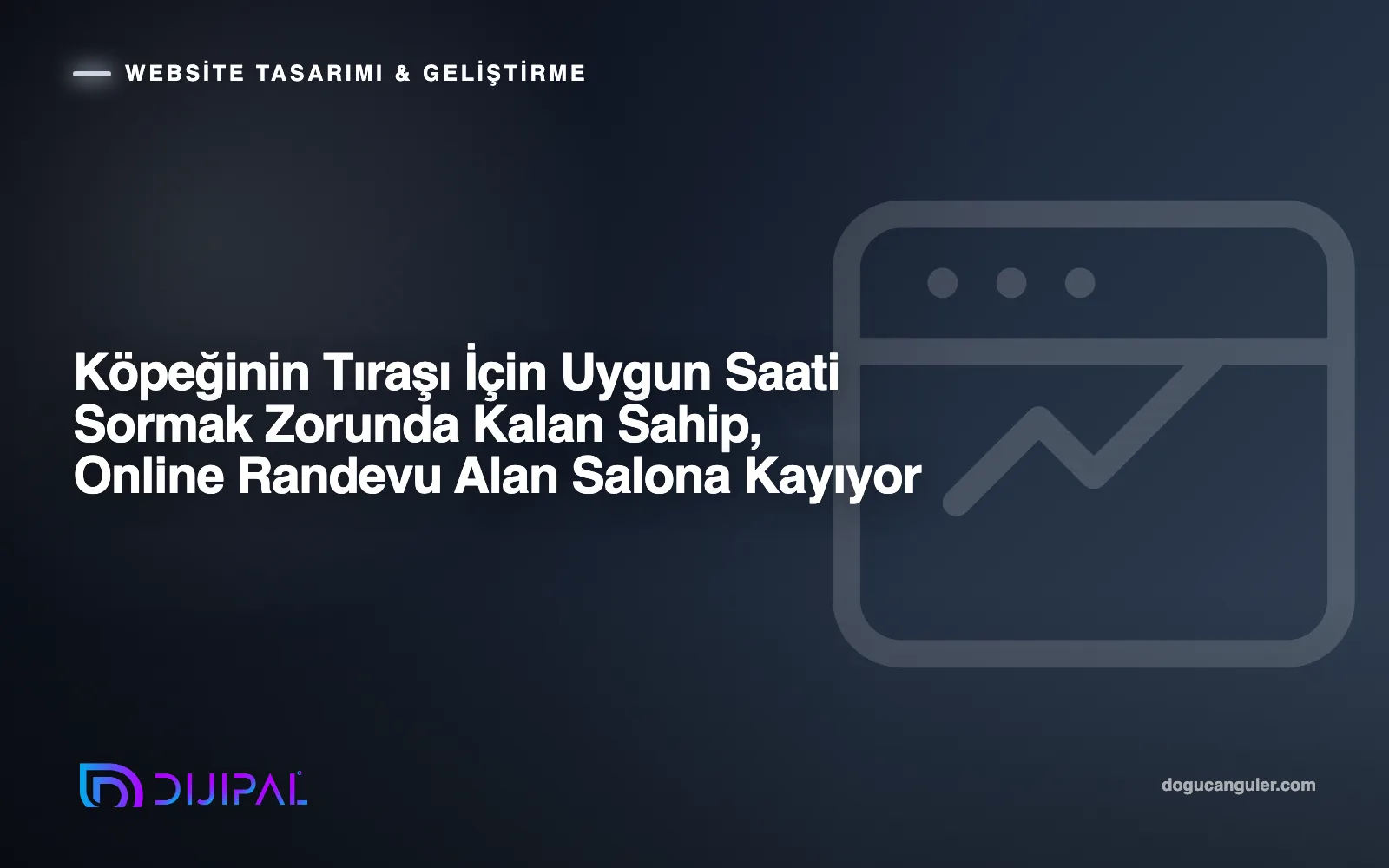 Köpeğinin Tıraşı İçin Uygun Saati Sormak Zorunda Kalan Sahip, Online Randevu Alan Salona Kayıyor