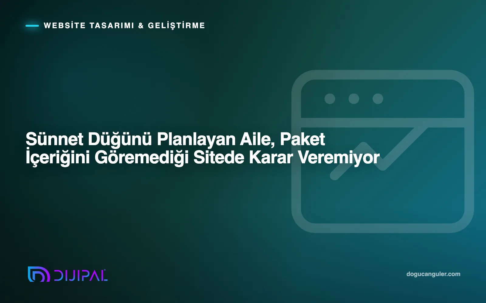 Sünnet Düğünü Planlayan Aile, Paket İçeriğini Göremediği Sitede Karar Veremiyor