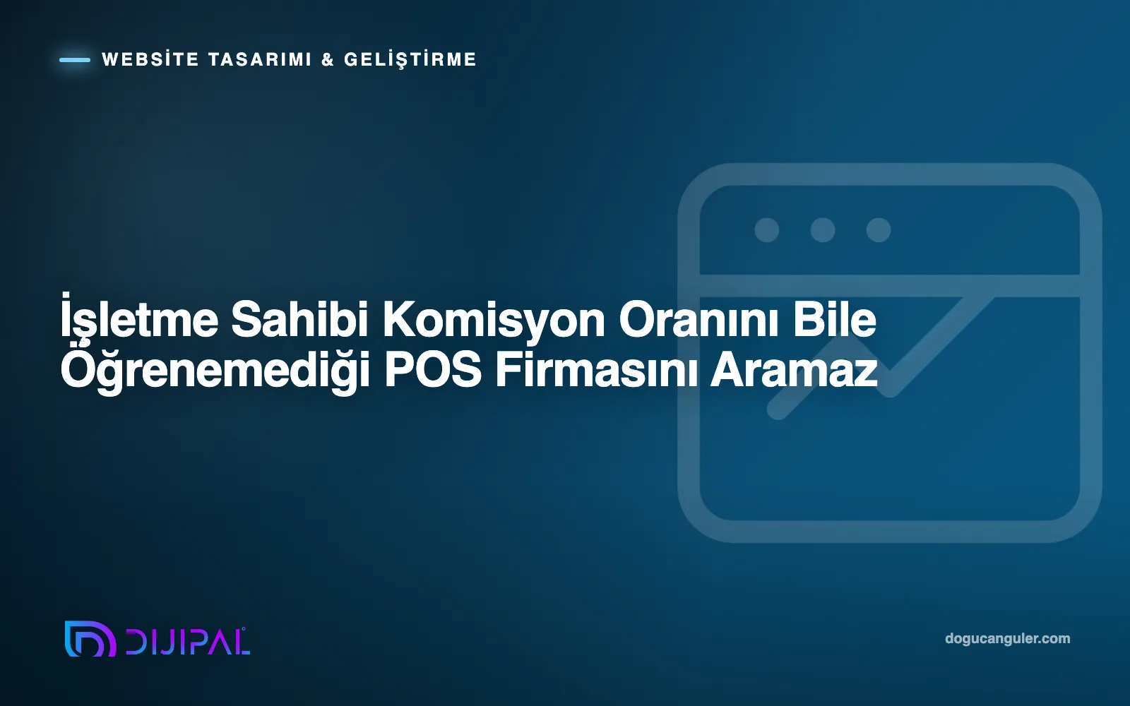 İşletme Sahibi Komisyon Oranını Bile Öğrenemediği POS Firmasını Aramaz