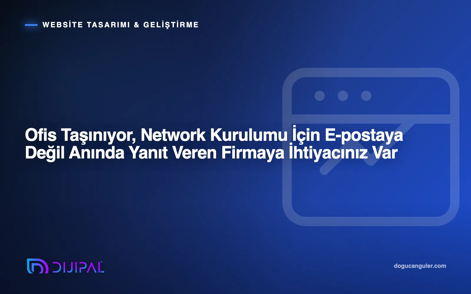Ofis Taşınıyor, Network Kurulumu İçin E-postaya Değil Anında Yanıt Veren Firmaya İhtiyacınız Var