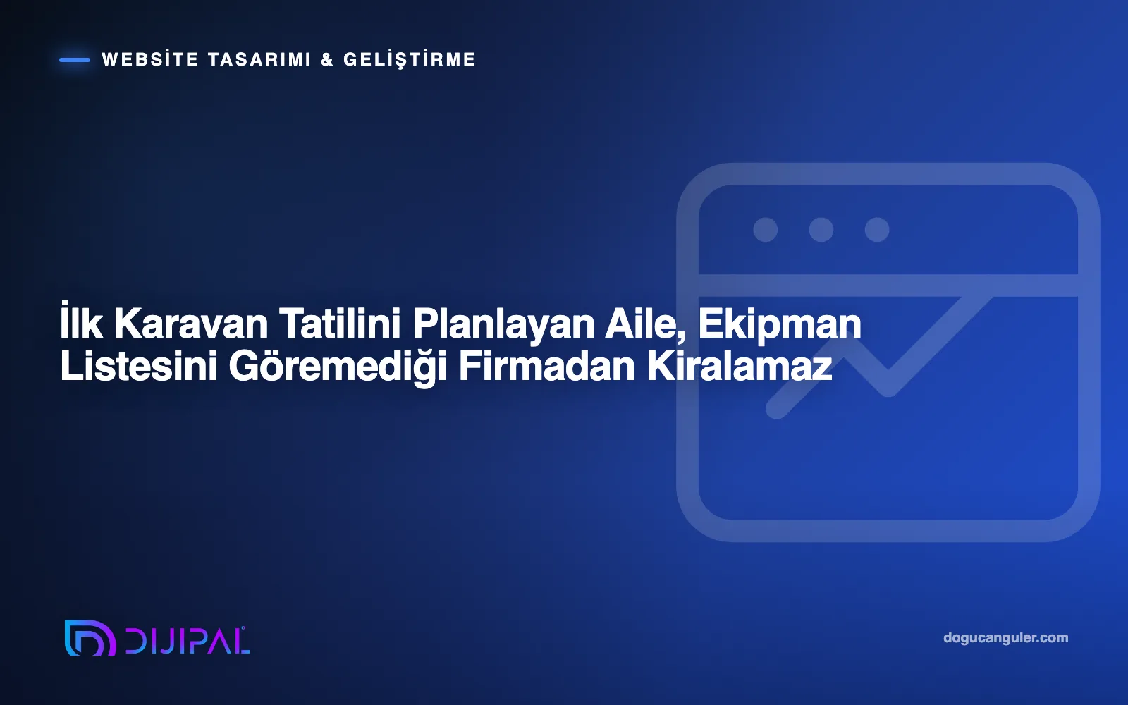 İlk Karavan Tatilini Planlayan Aile, Ekipman Listesini Göremediği Firmadan Kiralamaz