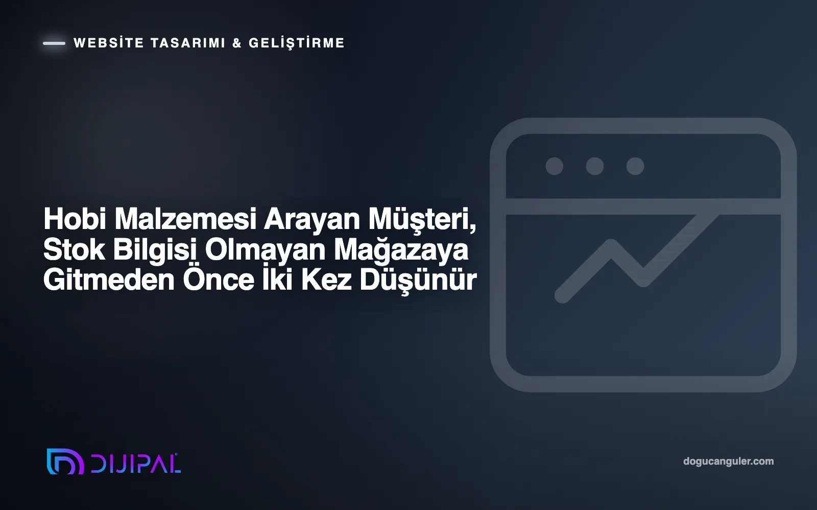 Hobi Malzemesi Arayan Müşteri, Stok Bilgisi Olmayan Mağazaya Gitmeden Önce İki Kez Düşünür