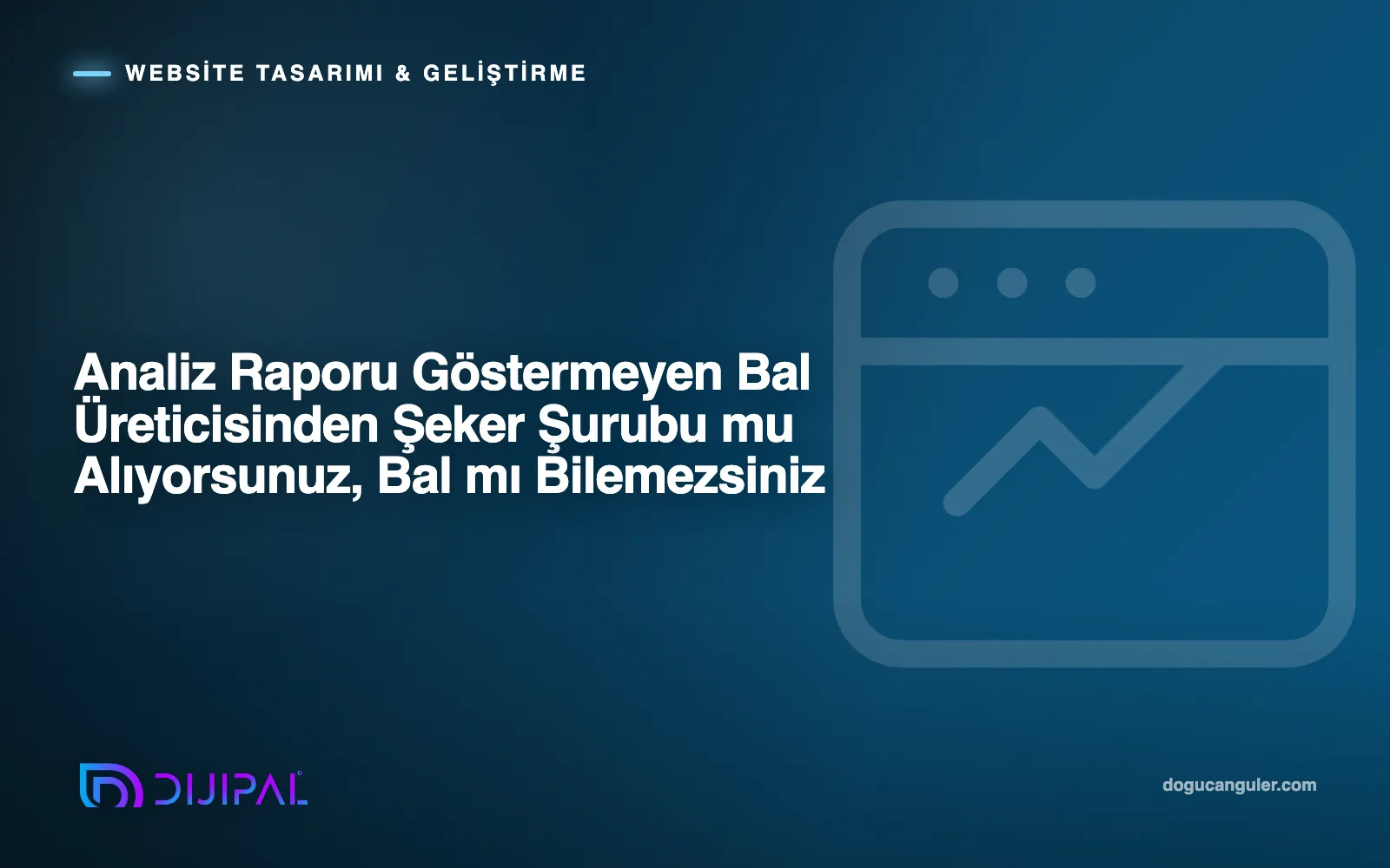 Analiz Raporu Göstermeyen Bal Üreticisinden Şeker Şurubu mu Alıyorsunuz, Bal mı Bilemezsiniz