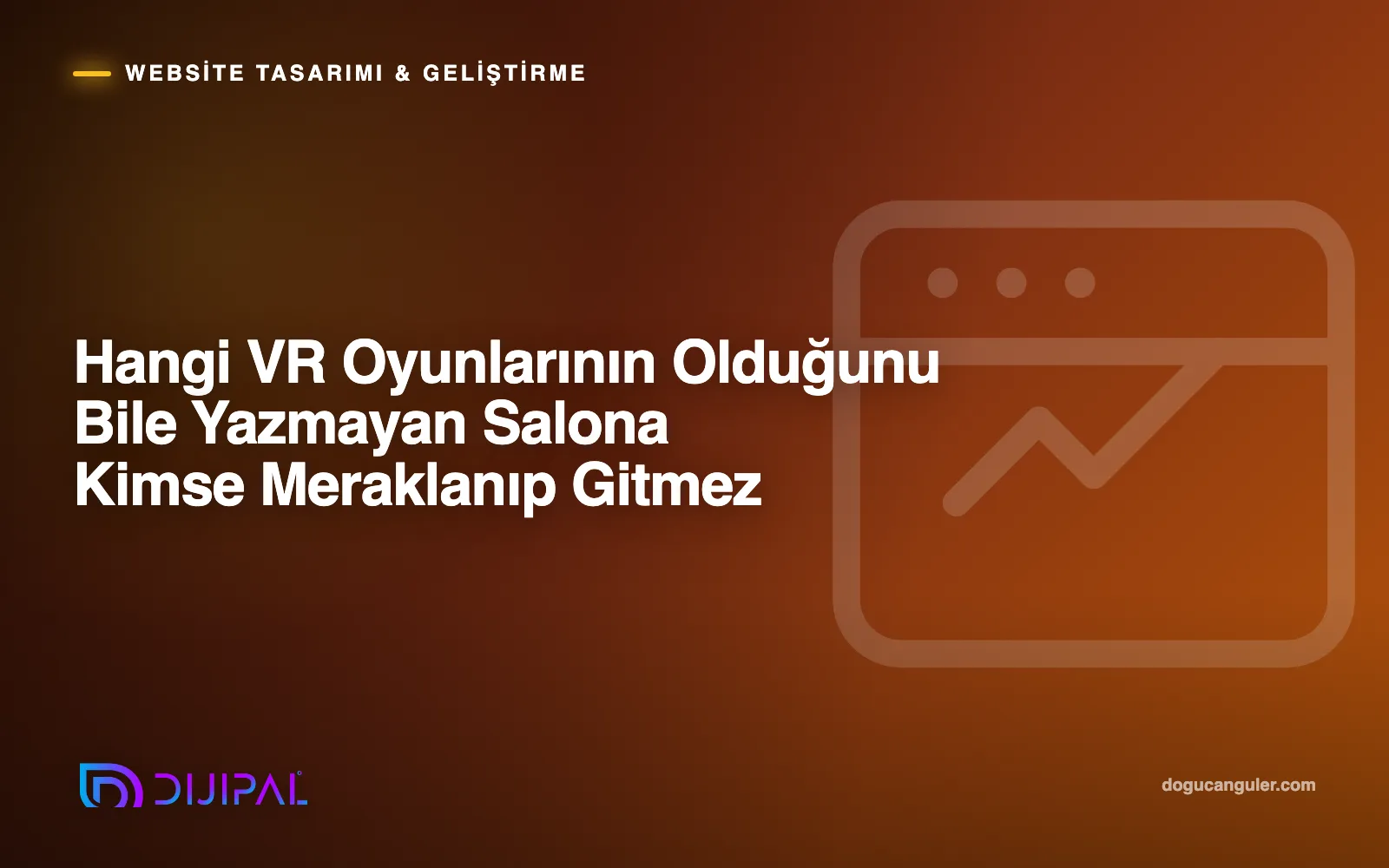 Hangi VR Oyunlarının Olduğunu Bile Yazmayan Salona Kimse Meraklanıp Gitmez