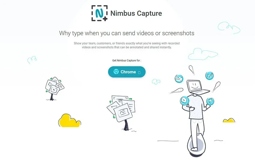 Nimbus Chrome uzantısı ile ekran kaydı alma
