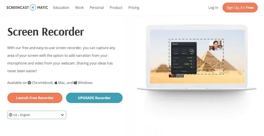 Screencast-O-Matic ekran kaydedici