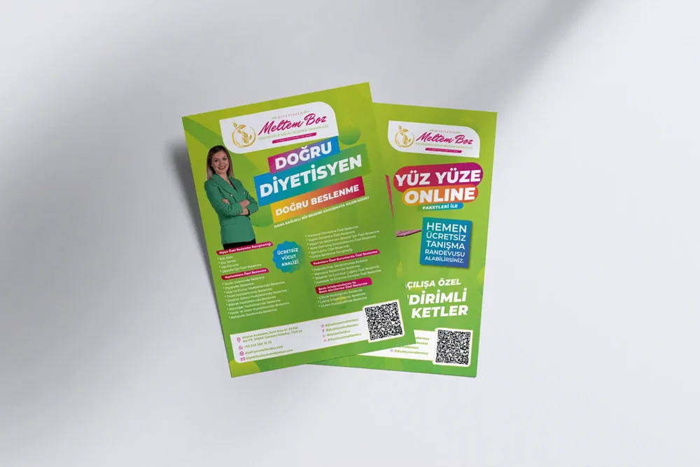 Brochure Design - Dietitian Meltem B.