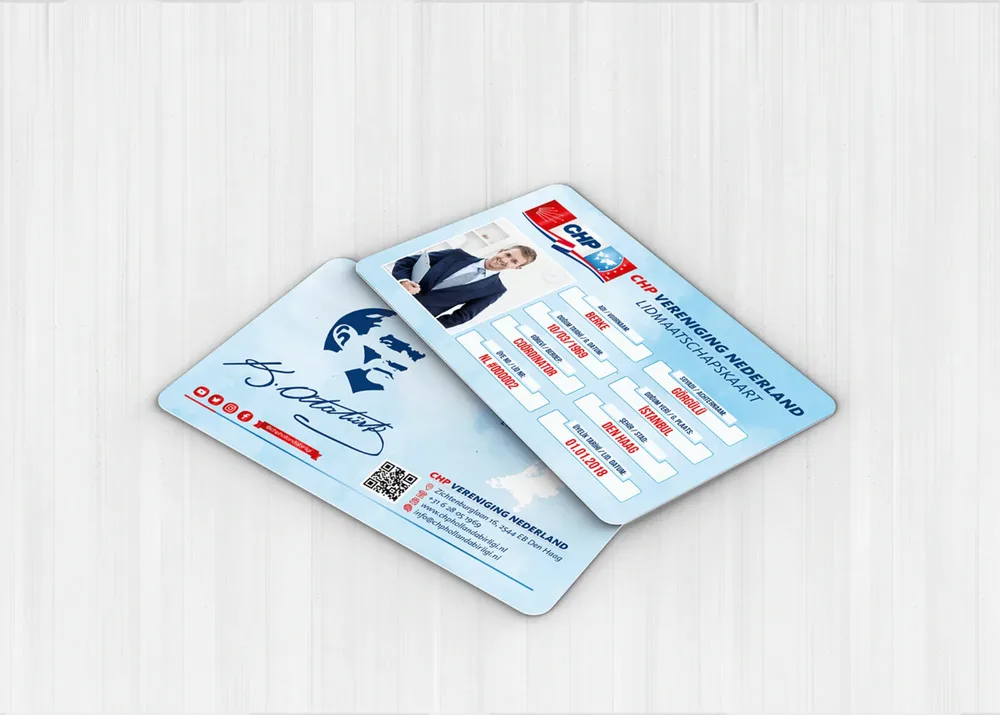CHP - Politics Membership ID Cards Design