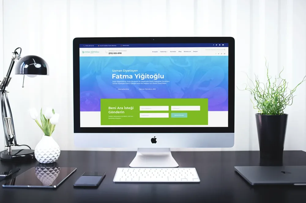 Dietitian Fatma Y. - Online Diet Website görsel 2