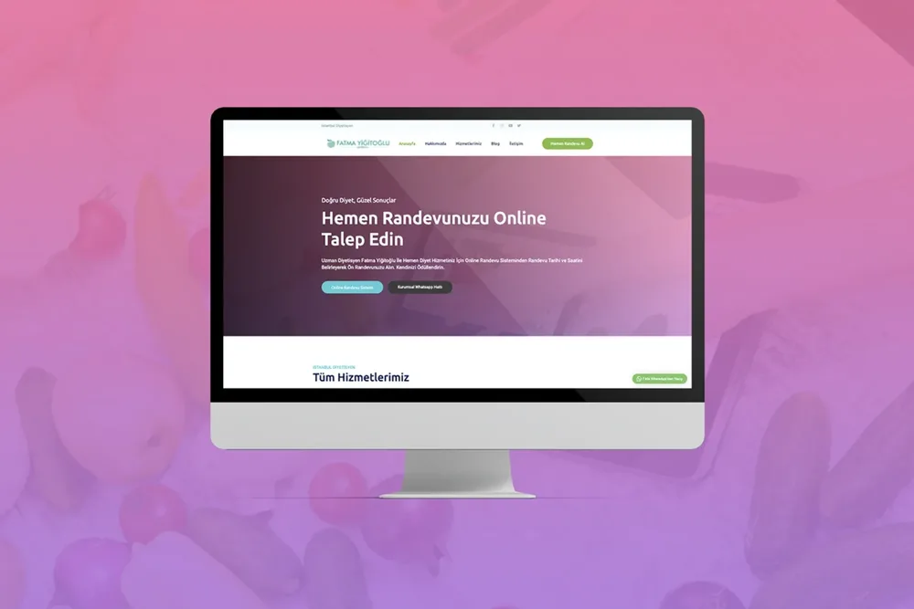 Dietitian Fatma Y. - Online Dietitian Website görsel 3