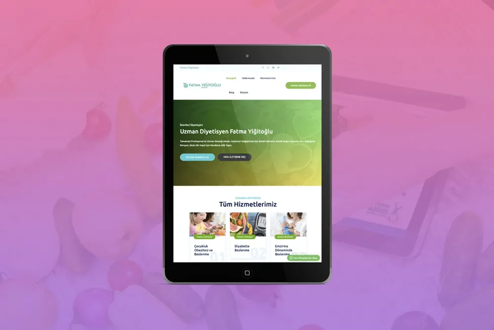 Dietitian Fatma Y. - Online Dietitian Website görsel 4