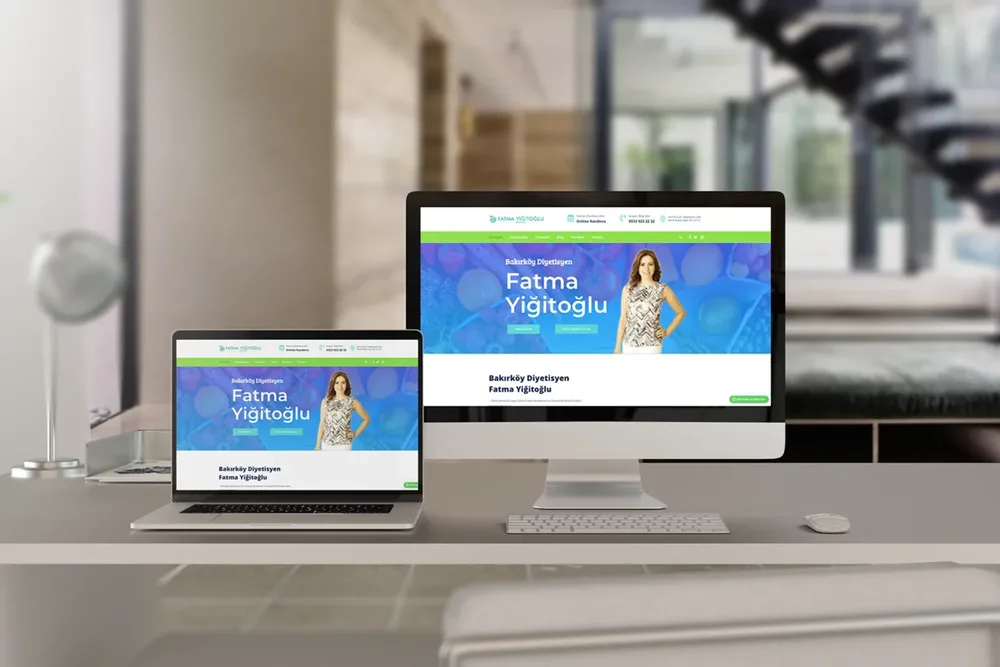 Dietitian Fatma Y. - Website Design görsel 2