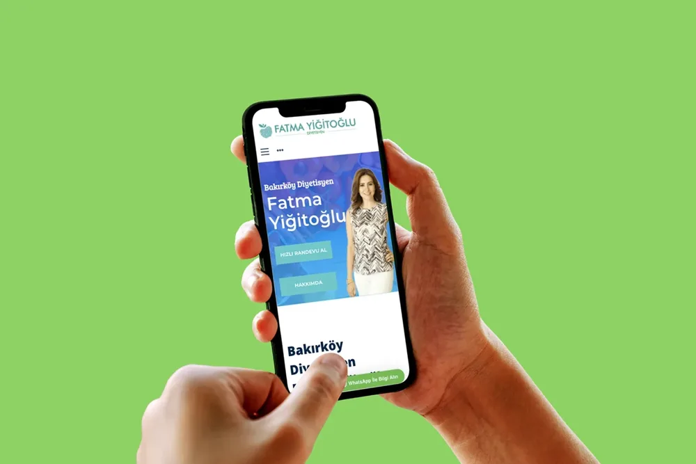 Dietitian Fatma Y. - Website Design görsel 3