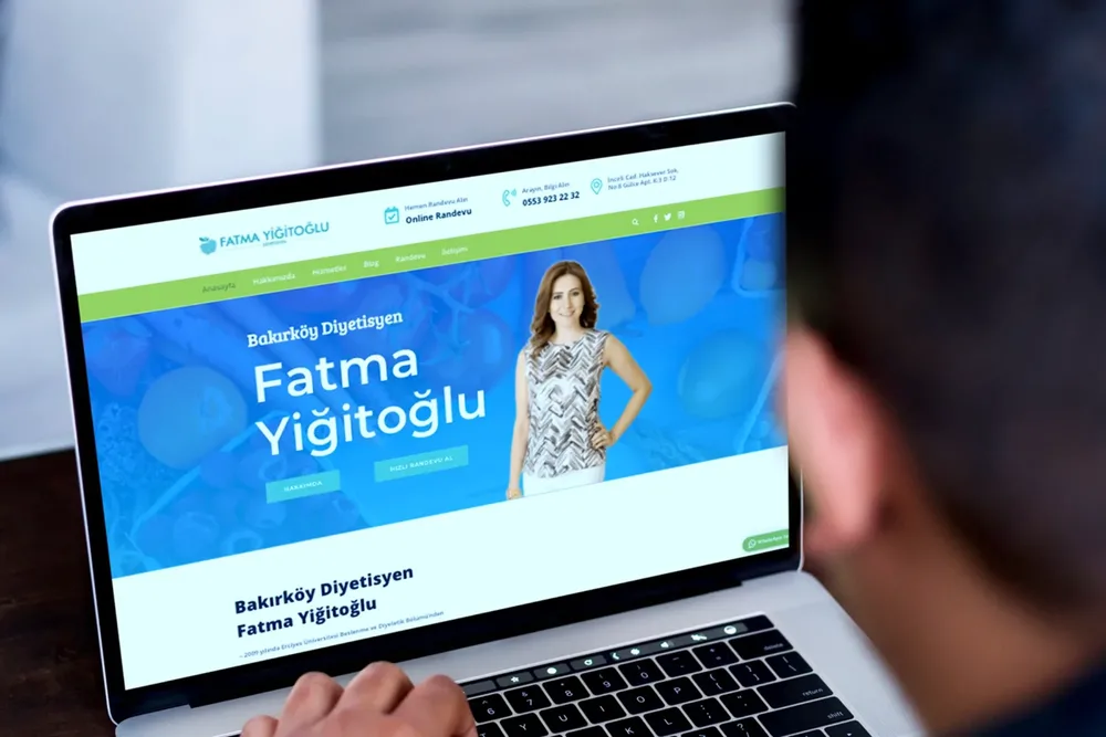 Dietitian Fatma Y. - Website Design görsel 4