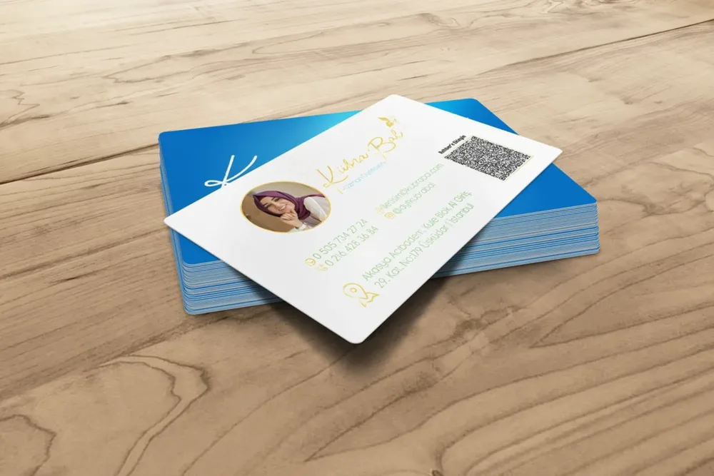 Dietitian Kübra B. - Business Card Design görsel 3