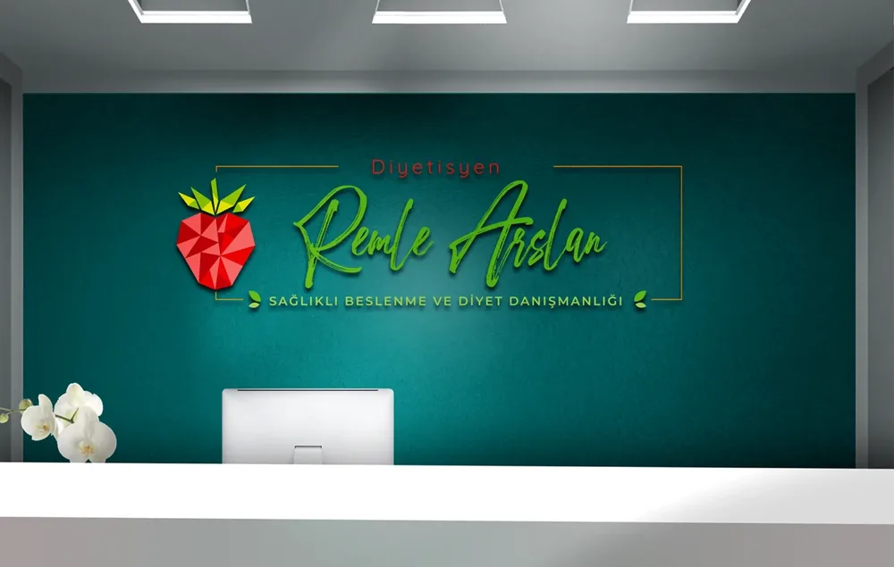 Dietitian Remle A. - Logo Design görsel 1