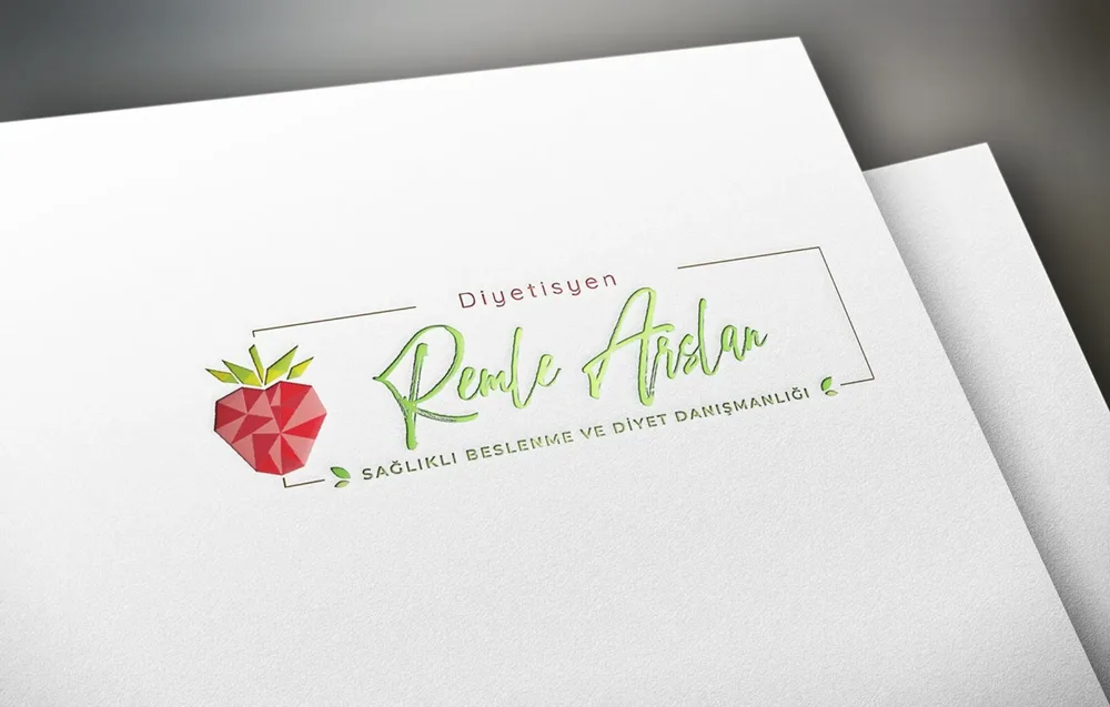 Dietitian Remle A. - Logo Design görsel 2