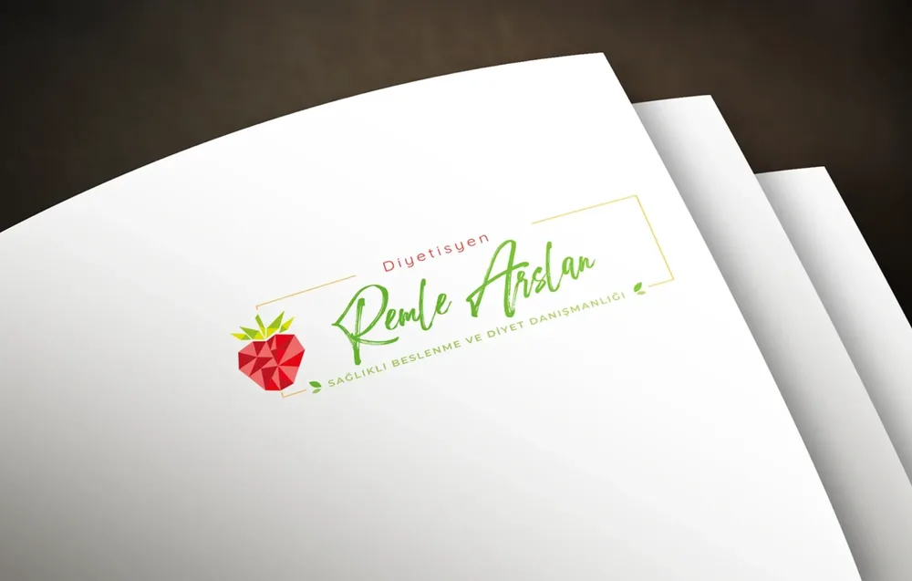 Dietitian Remle A. - Logo Design görsel 3