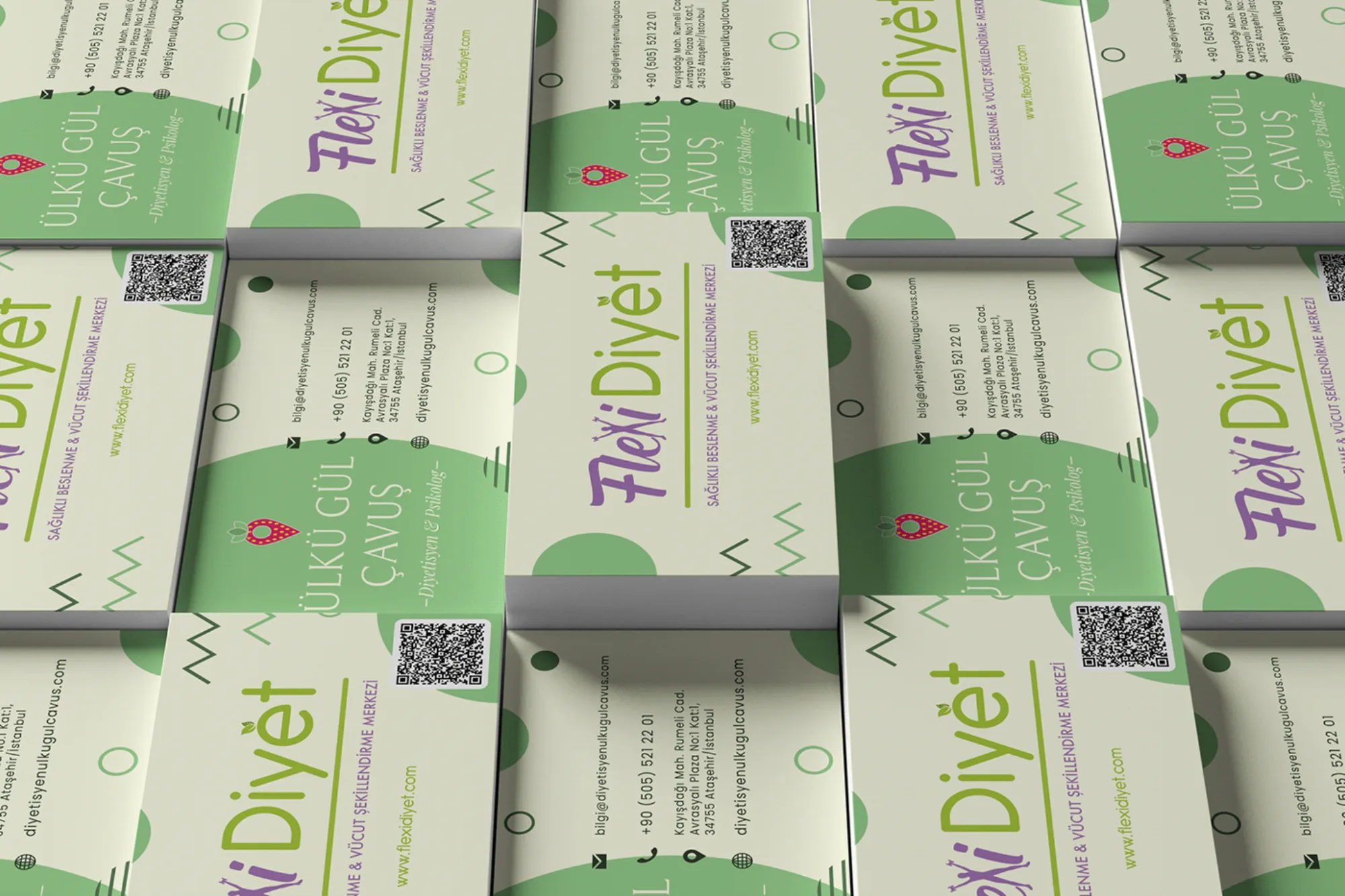 Dietitian Ülkü G. Çavuş - Business Card Design