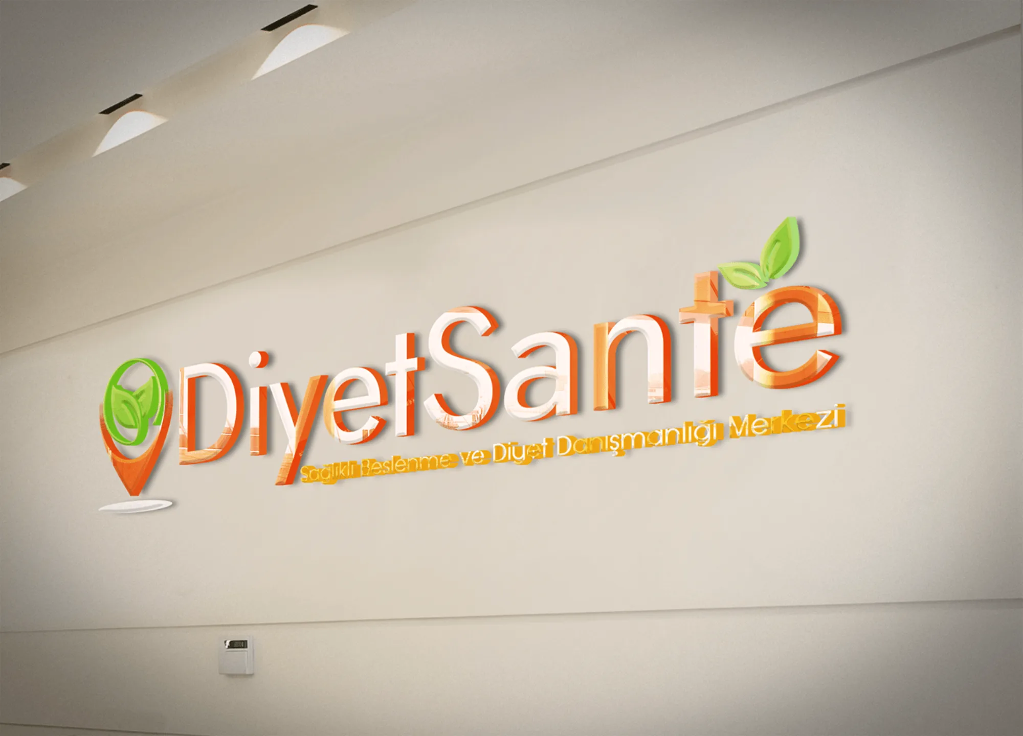 Diyet Sante - Dietitian Office Logo Design