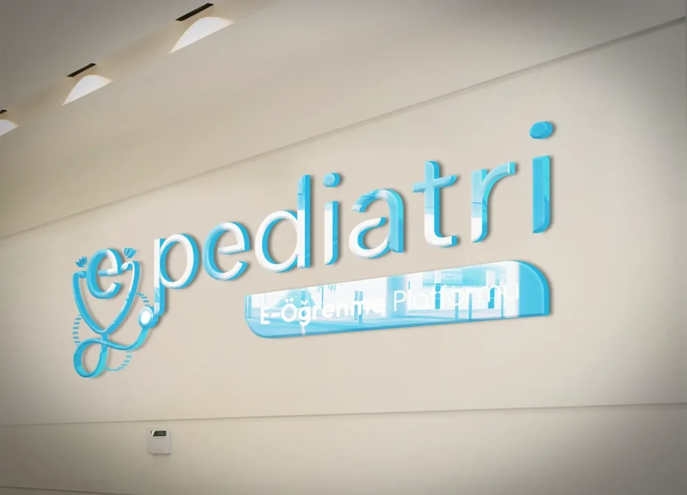 E-pediatri - logo design görsel 2
