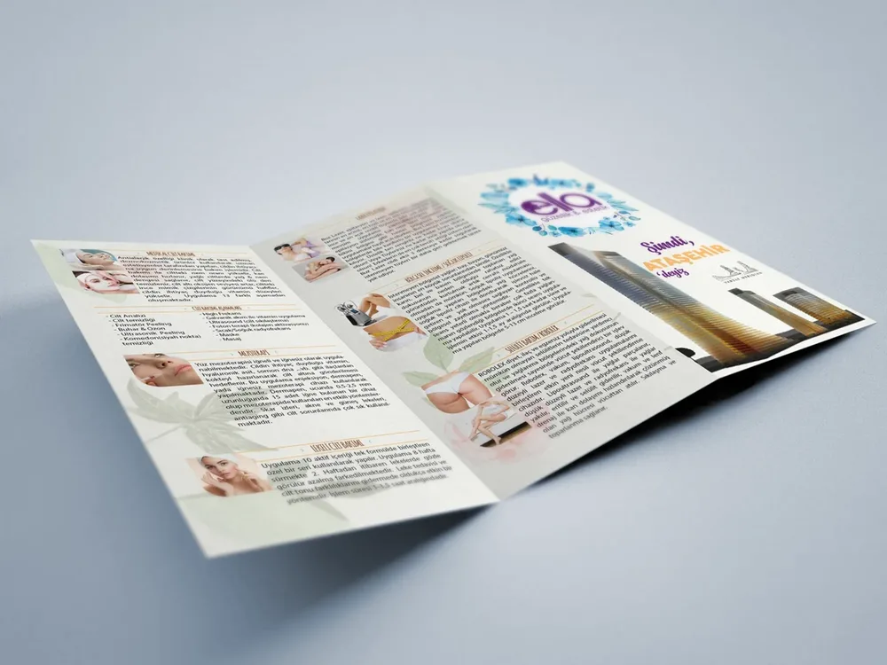 Ella Guzellik- Fold Brochure Design görsel 1