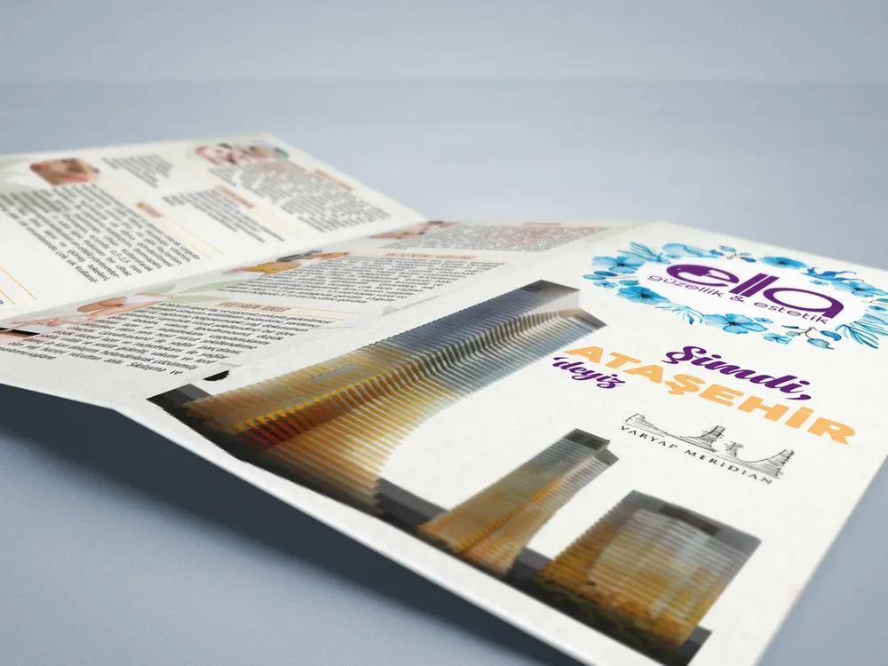 Ella Guzellik- Fold Brochure Design görsel 4