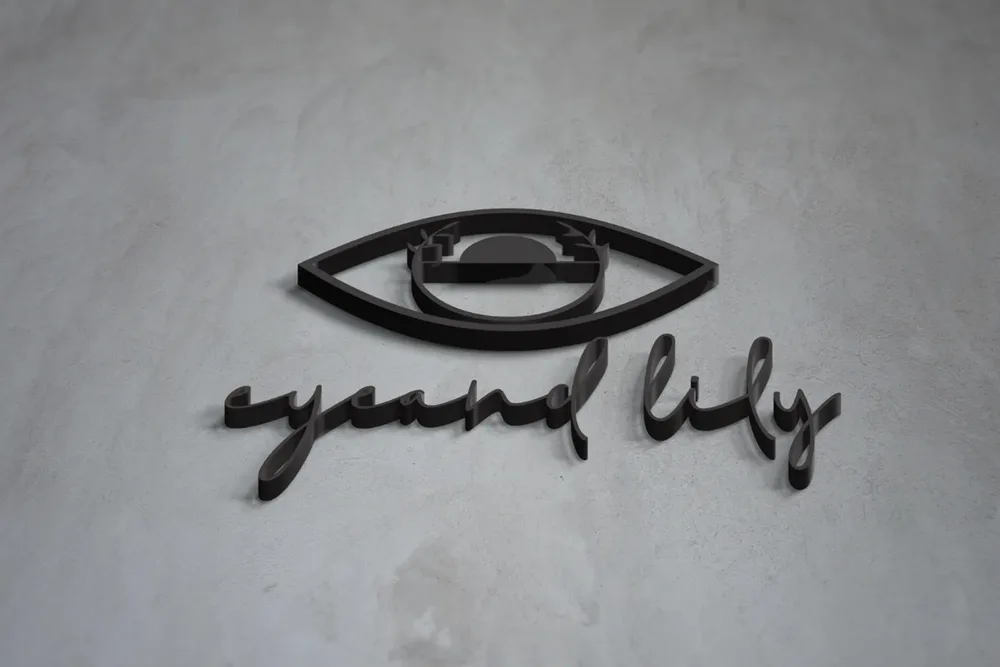 Eye & Lily - Logo Design görsel 2