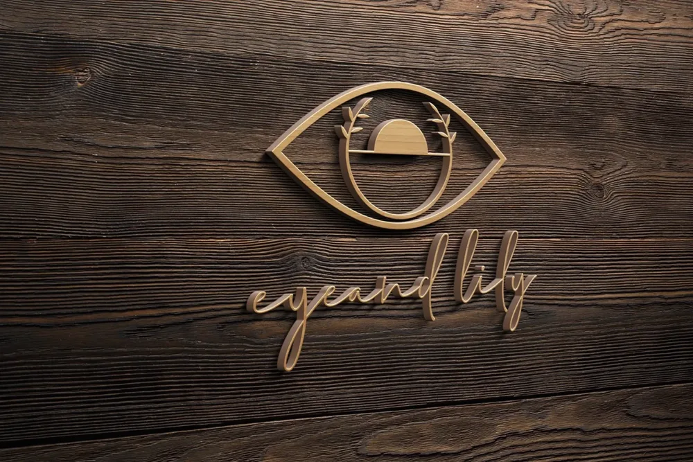 Eye & Lily - Logo Design görsel 3