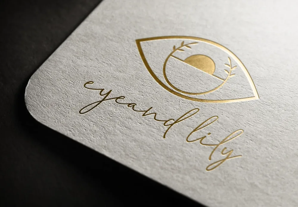 Eye & Lily - Logo Design görsel 4
