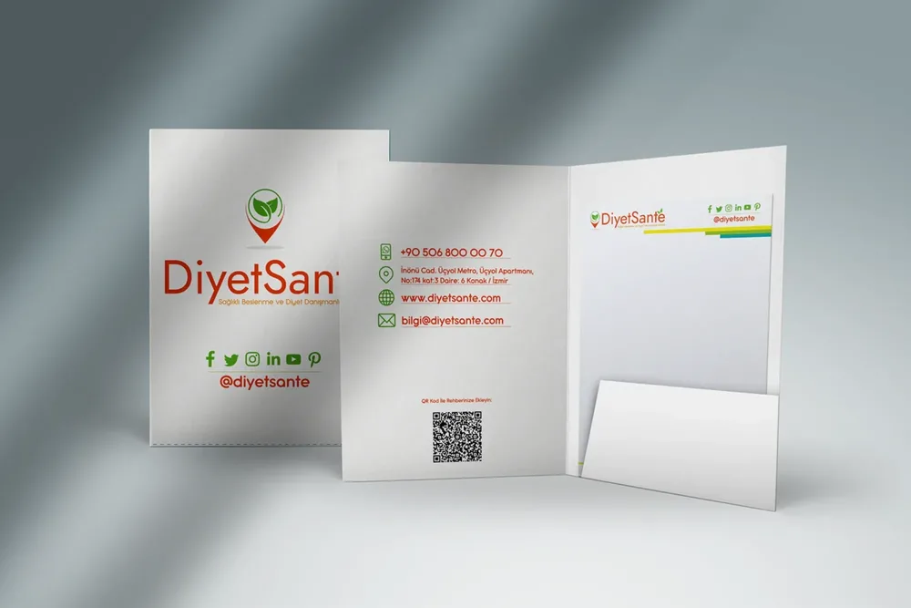 Folder Design - Diyetsante Health Center görsel 1