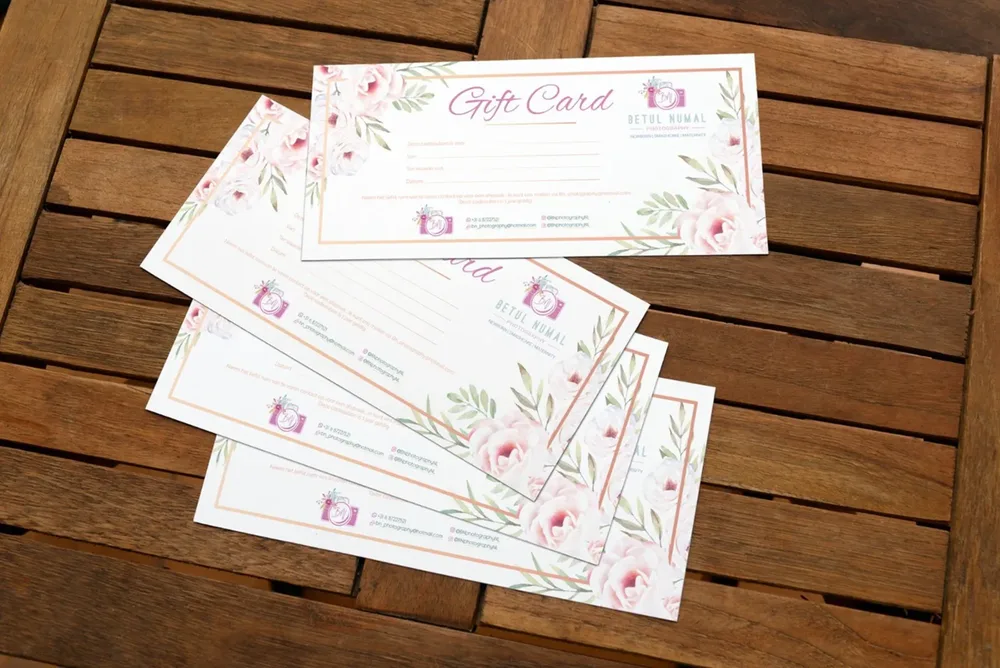Gift Card Design - BN Photography image 3