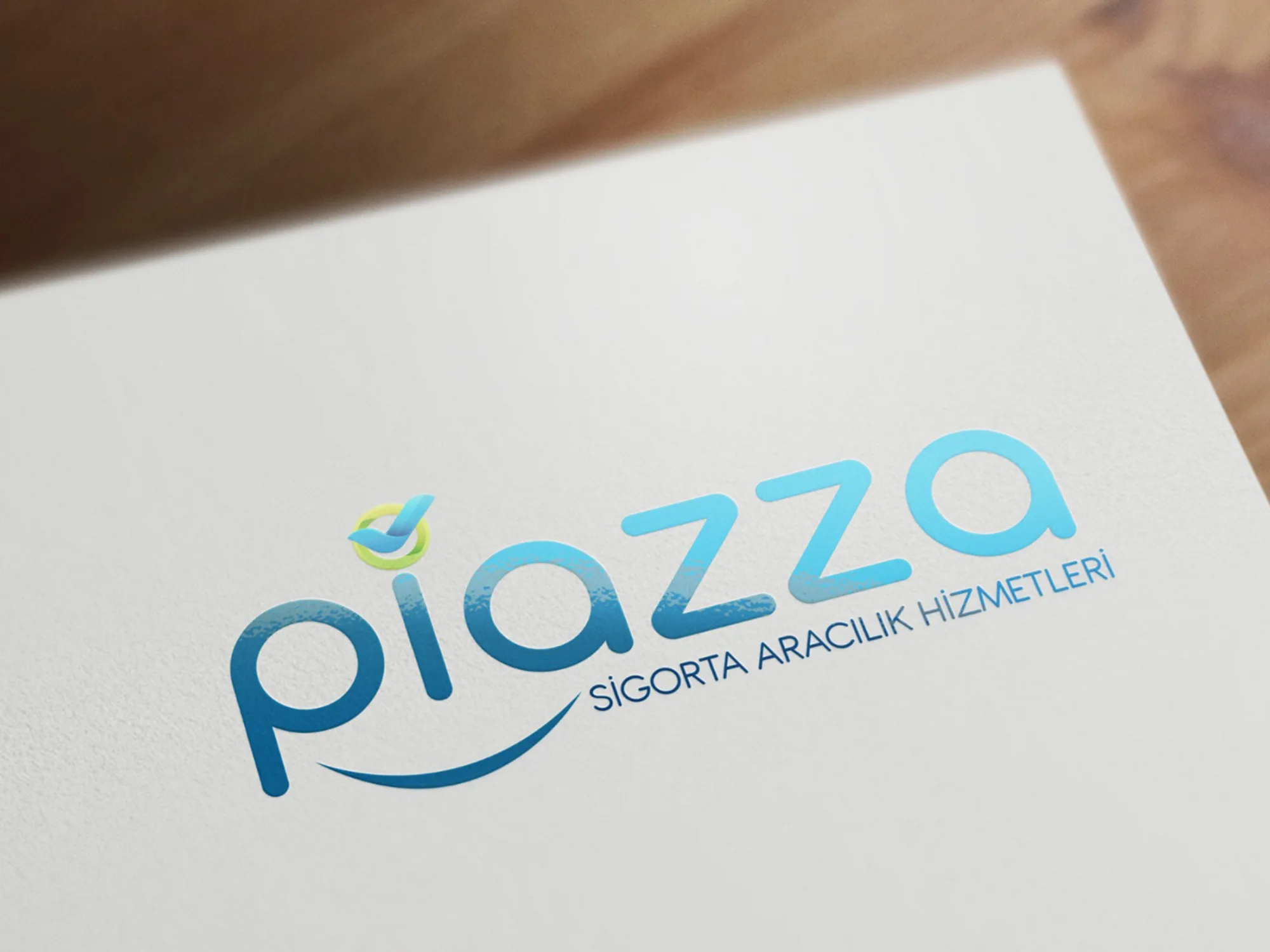 Piazza Insure Company Logo Design