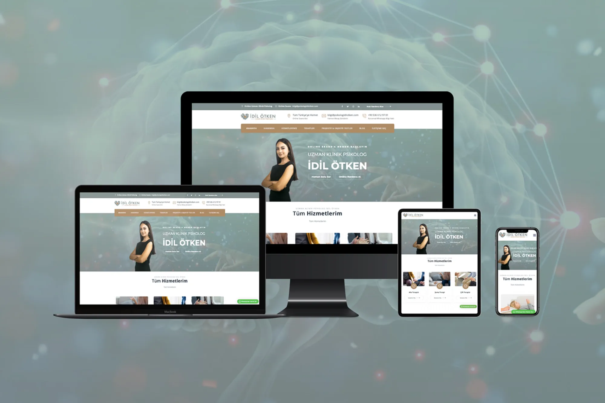 Psychologist İdil Ötken - Website Design