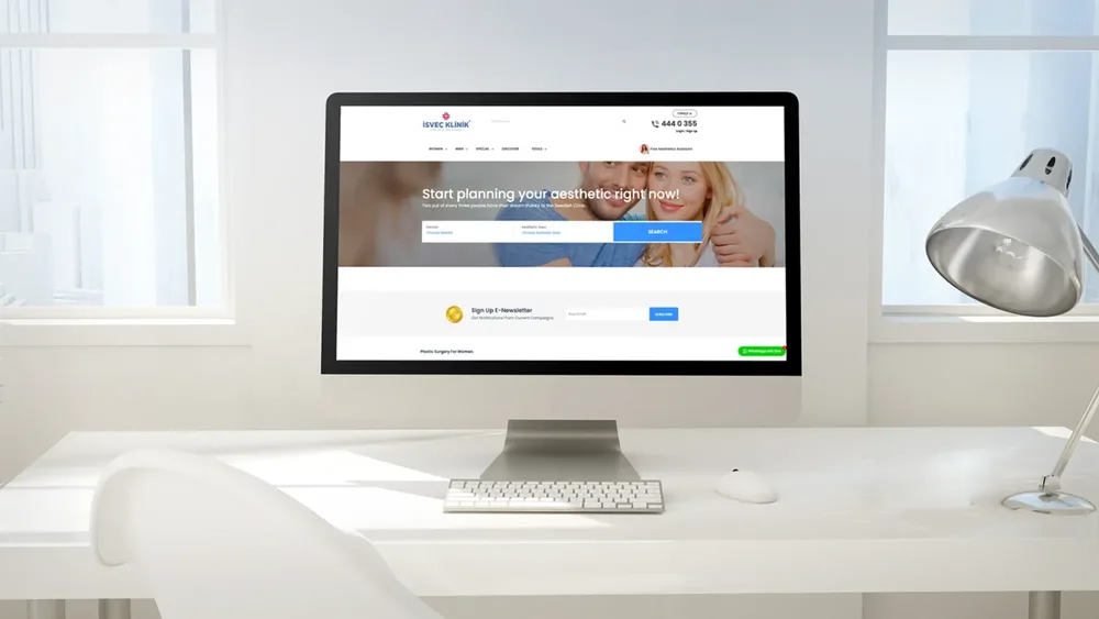 İsveç Klinik - Clinic Website Design görsel 2