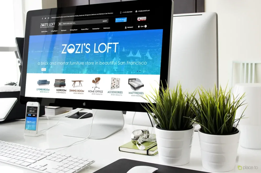 Zozisloft - E-Commerce Web Design görsel 1